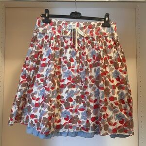 American Eagle Outfitters Floral Skirt - Red, Blue, Brown
